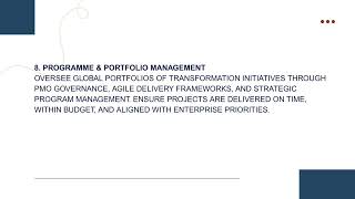 CTO Leadership framework specifically for Global Capability Centers (GCC)