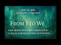 From I to We A transmutation and a birthing of anew