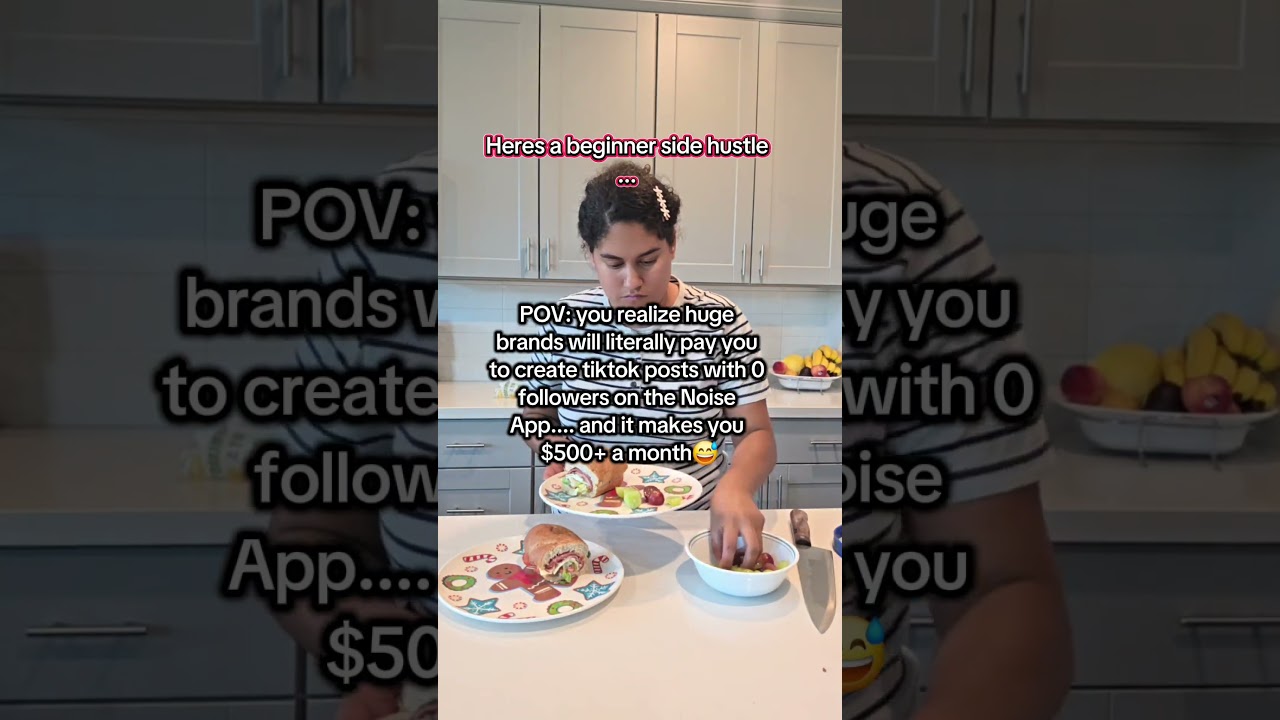 The Noise app is a simple side hustle to start at! use code KENIALL for $10 