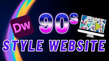 90s Style Dreamweaver Website | College Project