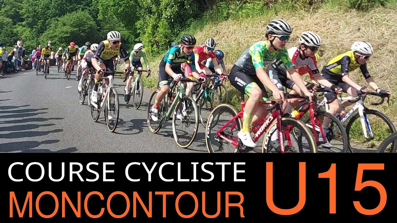 Course cycliste U15+U17F de Moncontour 2024