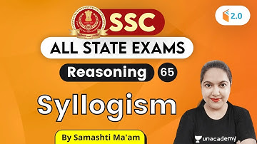 4:30 PM - SSC 2020 & All State Exams | Reasoning by Samashti Shukla | Syllogism