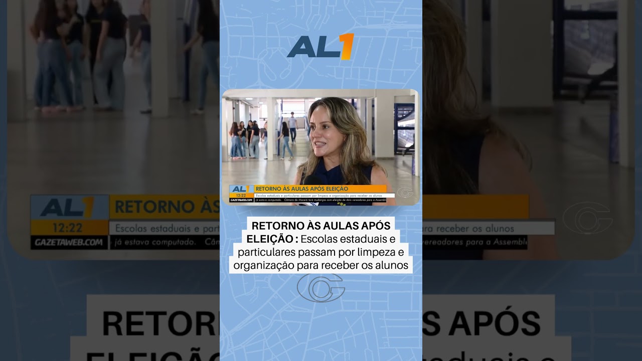 Retorno às aulas após eleição: escolas passam por limpeza