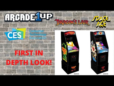 Arcade1up: CES2021 - In Depth Look at Dragon's Lair and Space Ace from PsykoGamer