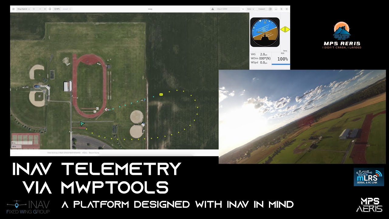 INAV Telemetry via MWPTools - A platform designed with INAV in mind...