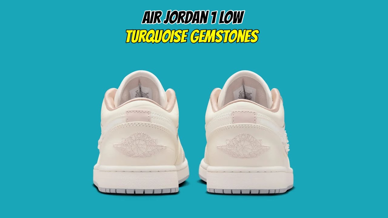 Air Jordan 1 Low Turquoise Gemstones