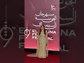 إلهام شاهين تتألق على ريد كاربت افتتاح مهرجان الجونة في دورته الـ9