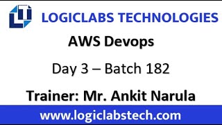AWS Devops Day 3 Batch 182