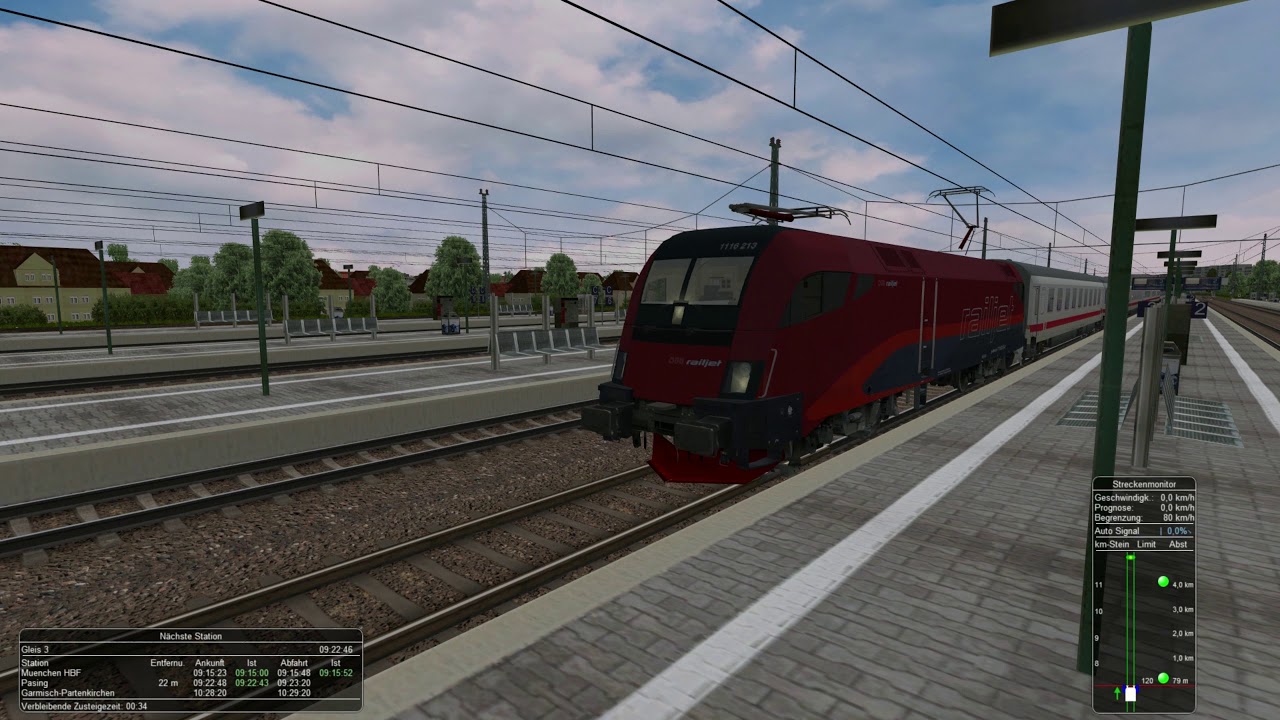 Open Rails - Pro Train Karwendelbahn Deluxe München - Innsbruck [MSTS]