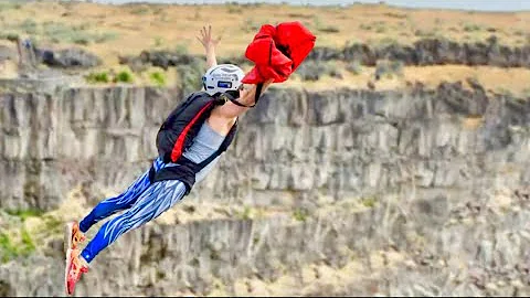BASE jump LTBJ firs course Twin Falls, Idaho at the Perrine Bridge with Miles Daisher  #basejumping