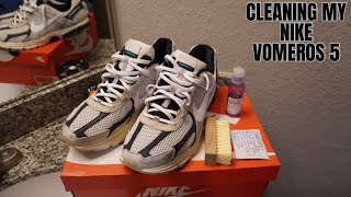 Cleaning my Nike Vomeros w/ @jasonmarkk Shoe Cleaner