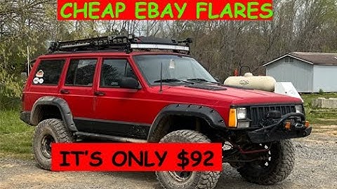 Jeep xj 2 door fender flares