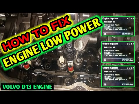 HOW TO FIX VOLVO D13 ENGINE PROBLEMS || Engine Low Power & Injector Problems