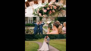 St Audries Park summer wedding with gorgeous dusty pink theme #weddinginspiration #weddingvideo