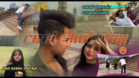 Reel Shoot Day😍 !! Garmi Mai Halat Kharab😂 !! Full masti😁 !! Abid_09_