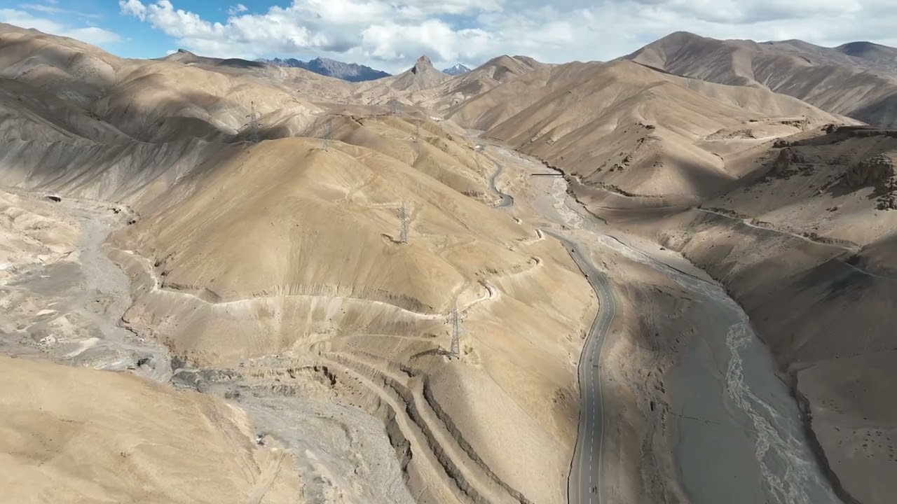 National Highway 1 - Kargil Leh - an Aerial View