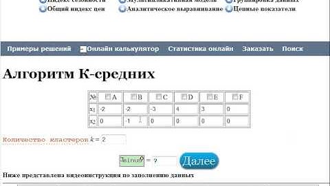 Алгоритм К-средних