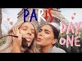 PARIS DAY ONE! | Eiffel Tower, Vegan Goodies + Shopping | Sophia and Cinzia
