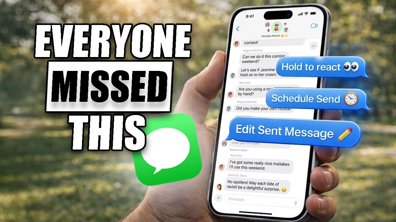Imessage Maybe You’re Not Using This iMessage Feature (And You Should Be) - YouTube