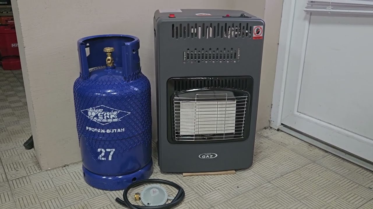 Газовий інфрачервоний обігрівач Super Gaz KH10 Turbo балон 27л, редуктор, шланг