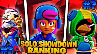 Ranking All Brawlers in Solo Showdown - From Worst to Best [All 76 Brawlers] #2