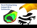 Form Finding Using Instant 3D in Solidworks