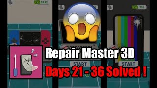 Repair Master 3D | Days 21-36 | Gameplay Walkthrough | Solutions 2020 | Full Game Solved screenshot 3