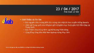 23.04.2017 Phát thanh số 1000