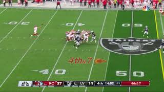 Chiefs Convert on 4th Down With A FAKE PUNT