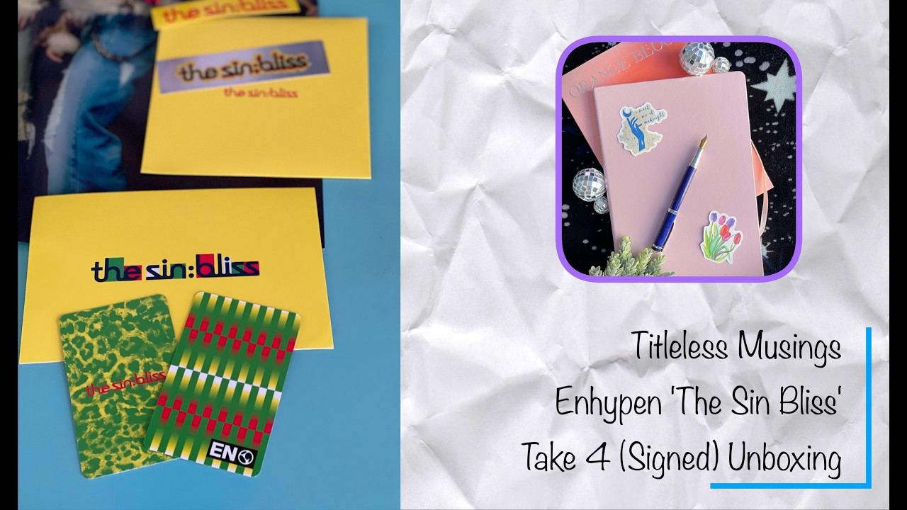 Enhypen 'The Sin: Bliss' Take 4 SIGNED Unboxing! - YouTube