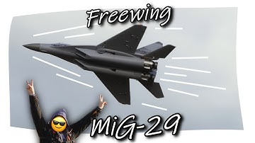 Freewing MiG-29 Fulcrum | Crosswind Flying | Thrust Vector Control😎