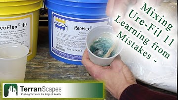 TerranScapes - Mixing Ure-Fil with Reoflex Urethane Rubber - Smooth-On
