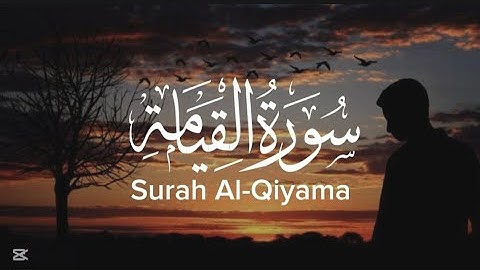 سورة القيامة (كاملة) قراءة خاشعة تبكى القلوب 🥺❤️