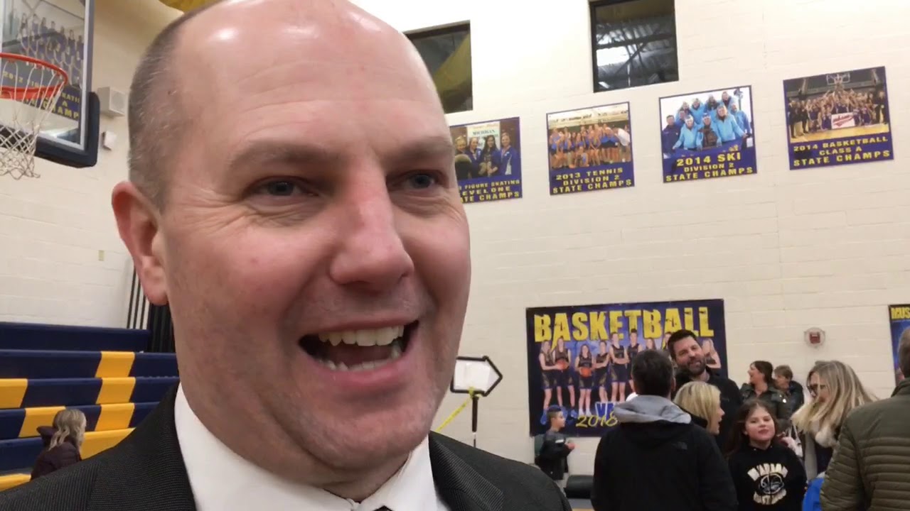 newspaper mockup Royal Oak girls basketball coach Brian Sopata reflects on season following district final loss to...