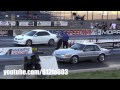 Built STI vs Built Foxbody Mustang Drag Race