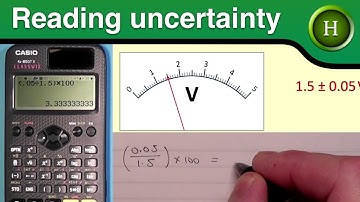 Reading uncertainties in analogue and digital devices (Higher Physics)
