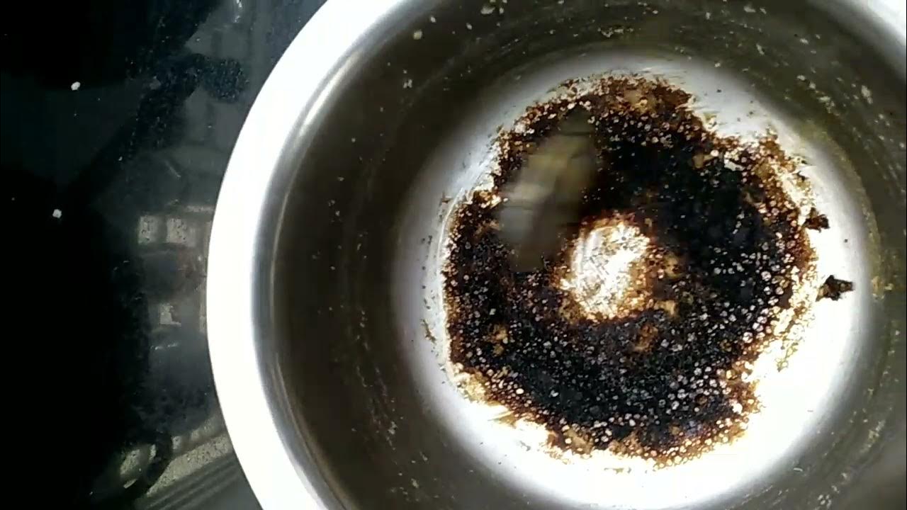 how to clean burnt milk pan without scrubbing YouTube