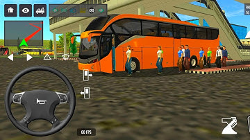 Indonesia Coach bus driving | Euro bus simulator 2025 Android gameplay #game 1