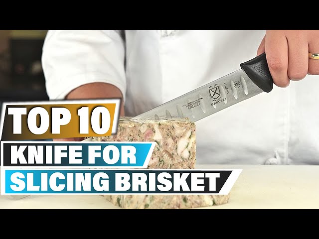 Lifespace BBQ Ham & Brisket Carving Knife - 12 Stainless Steel Blade