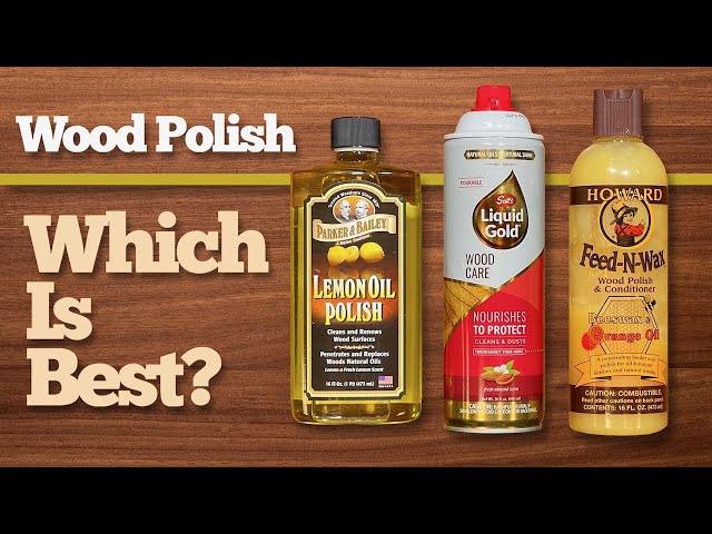 The Best Wood Polish • For Your Furniture, Speakers & Cabinets
