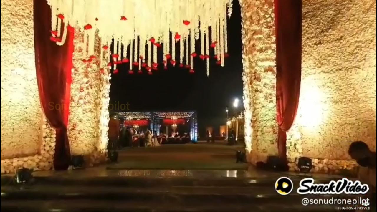 Best drone footage wedding reception hotel shawn elizey jabalpur M