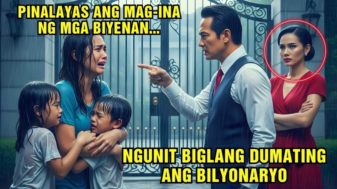 Tatlong Mag-Ina Pinalayas Sa Gitna Ng Bagyo—Ngunit Biglang Dumating Ang Bilyonaryo...