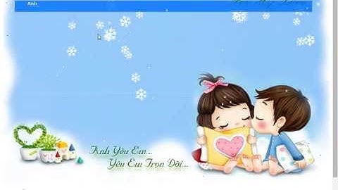 Hướng Dẫn Tạo website tặng người yêu