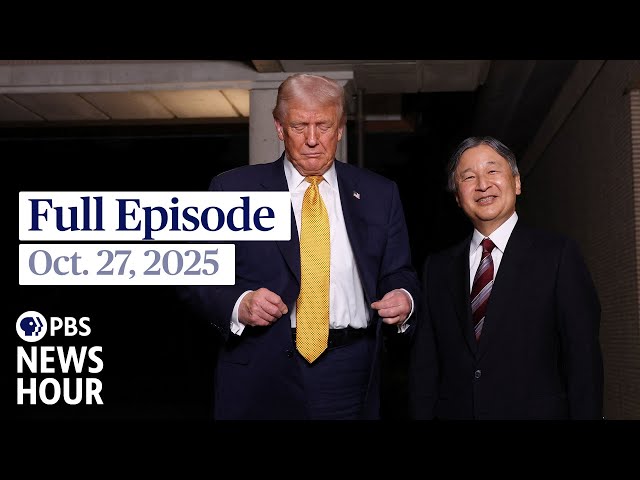 PBS News Hour live episode, Oct. 27, 2025