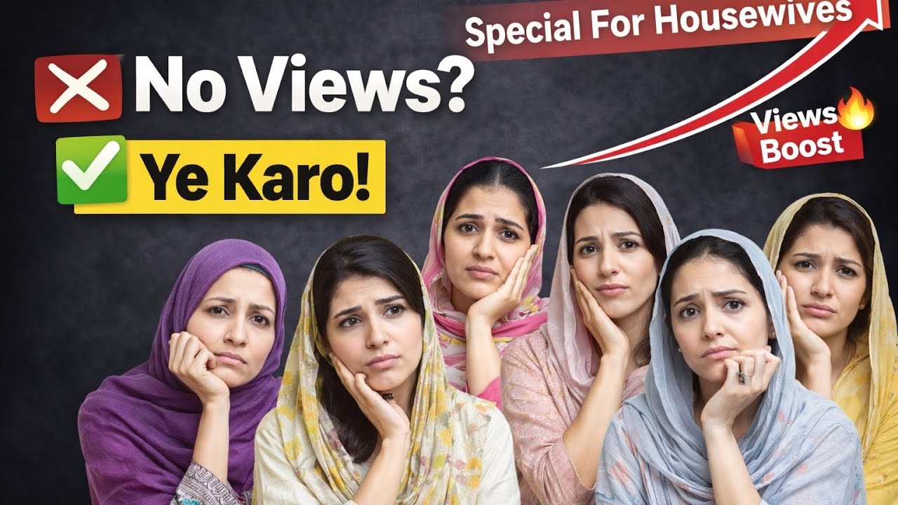 VIEWS KAISE BHADYE Tricks🔥| HOUSEWIFE VIEWS KAISE BHADYE | HOUSEWIFE MISTAKE @SarinaShuaib1996 