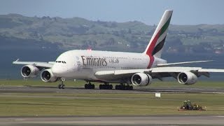 WORLD'S LONGEST FLIGHT ► Emirates A380 ► Inaugural Landing ✈ Auckland Airport