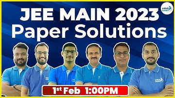 🔴JEE Main 2023 Exam Paper Solutions & Analysis🔴LIVE || 1-Feb-2023 Shift -1 || Infinity Learn