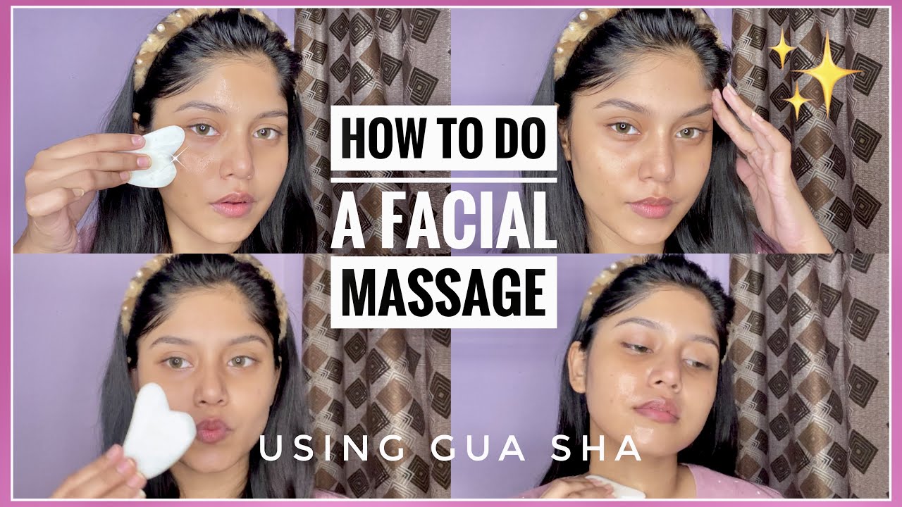 How to sculpt your face using Gua Sha/Jawline, Double Chin,How to Use GUA SHA / Simran Dwivedy