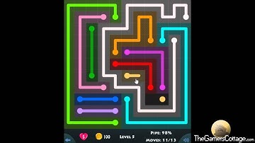 Flow Game Level - 665 [11x11] Mania Connect the Dots