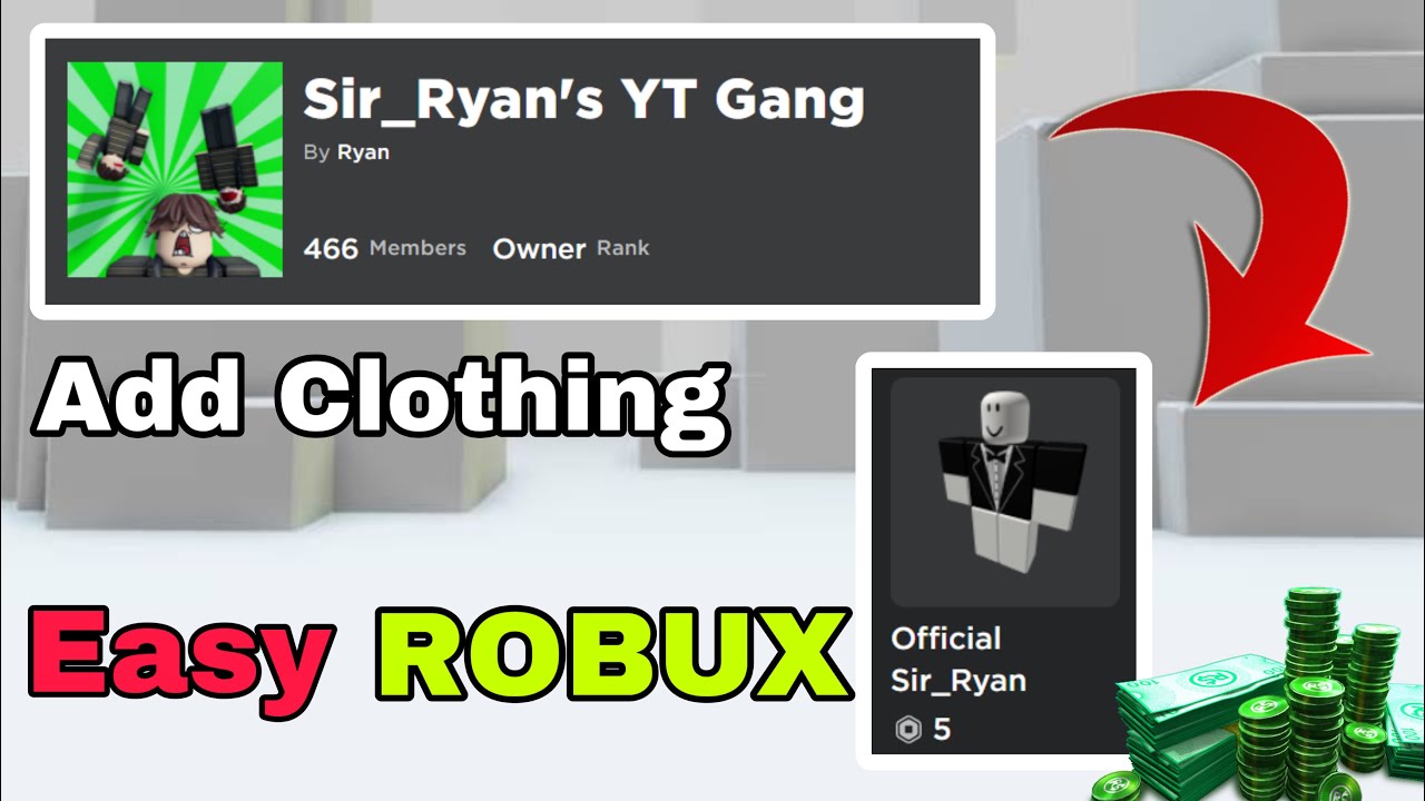 The Robux from the T-shirts I sold from my group aren't going to